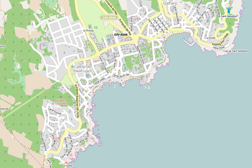 carte-calella-palafrugell-osm – Catalunya Experience